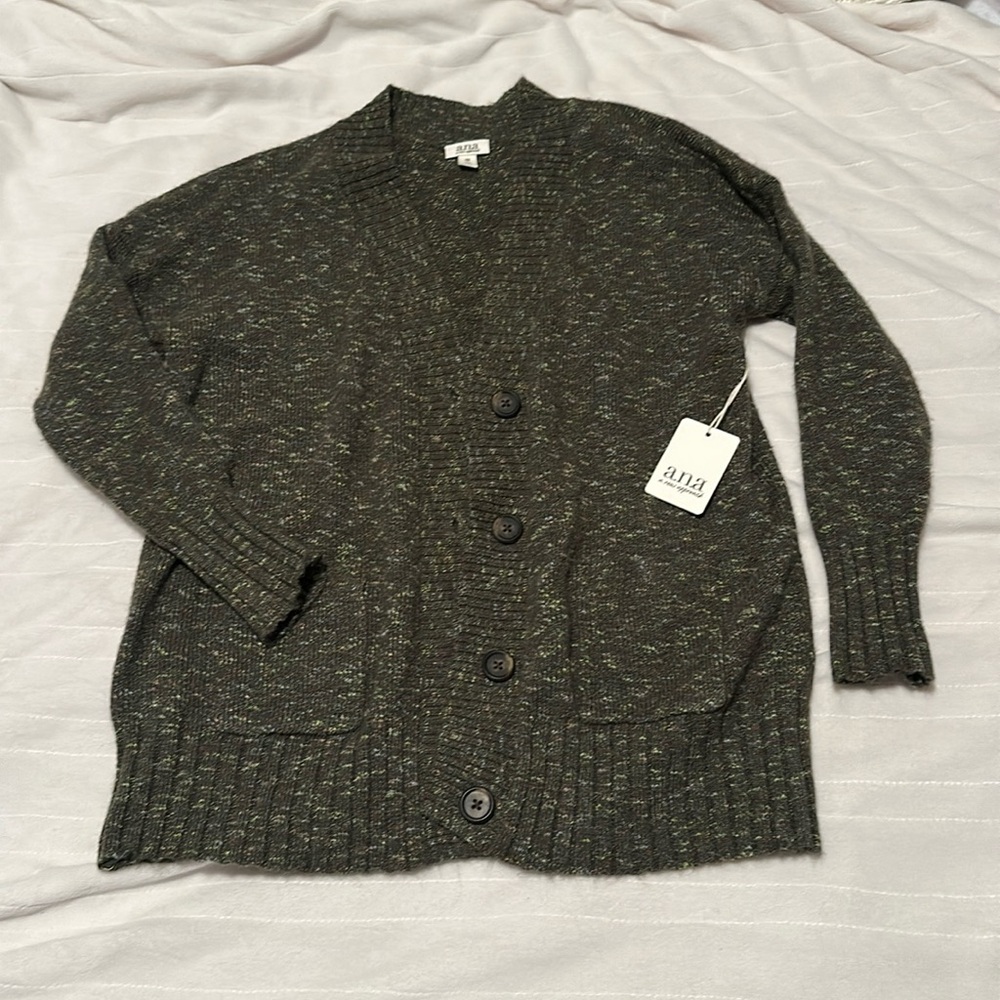 a.n.a green cardigan *** BRAND NEW ***
